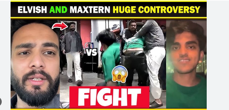 Elvish Yadav VS Maxtern Fight Video